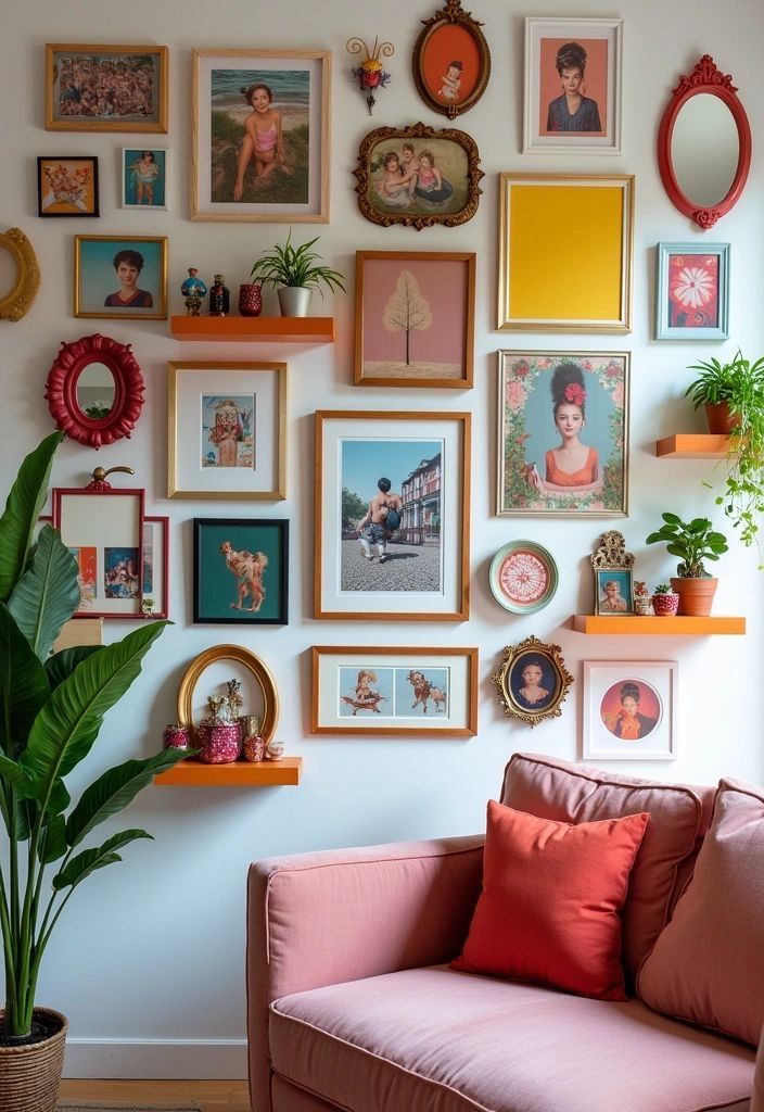 Parete piena di ricordi visivi...